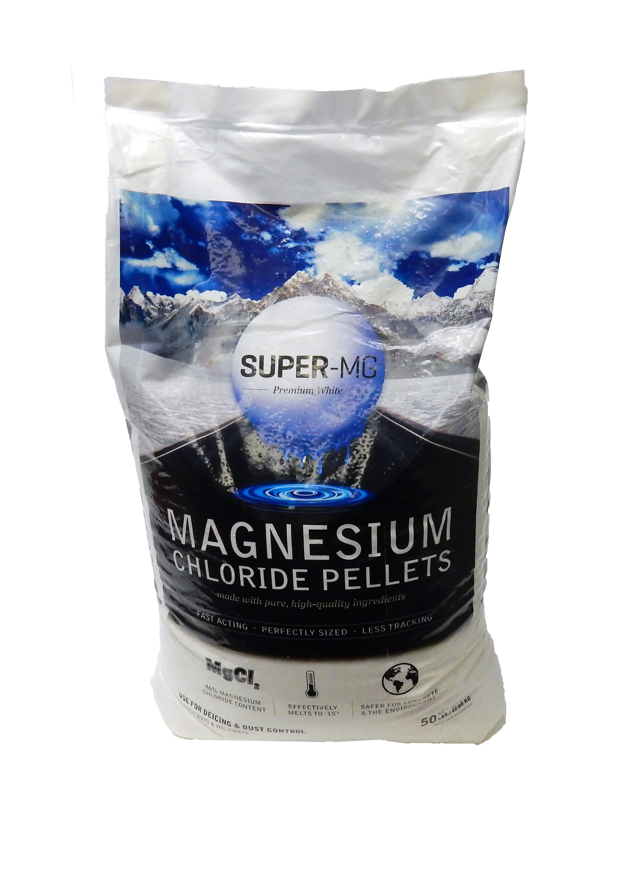 Magnesium Chloride Pellets 50 lb Bag - Blended Ice Melter